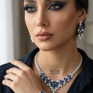 سرویس برلیان و یاقوت کبود کد c6544